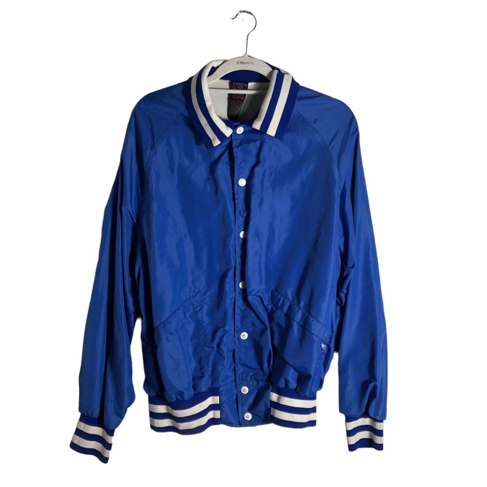 Vintage Aristo Jac nylon snap front bomber jacket. Sz X-Large